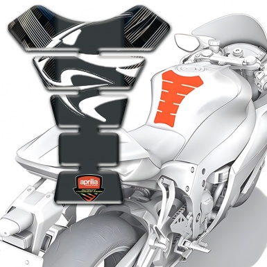 Aprilia Tank Guard Pads Crossed Belts Background 