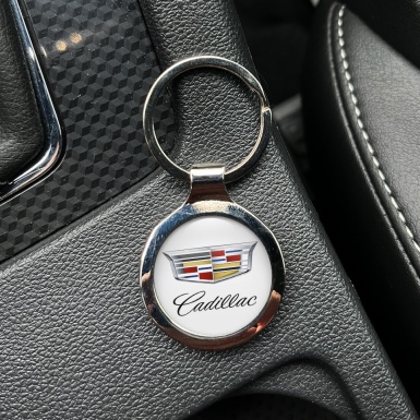 Avalanche Metal Key Ring White Pearl Color Logo Edition