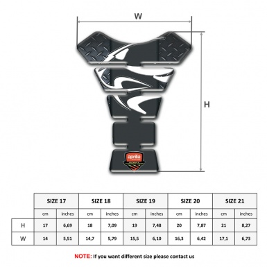Aprilia Tank Protector Rough Effect Background 