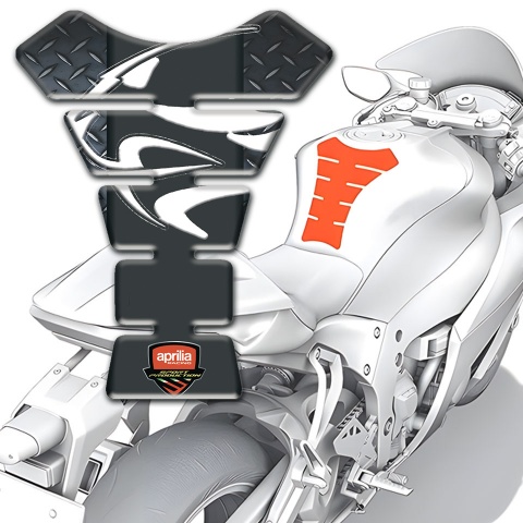 Aprilia Tank Protector Rough Effect Background 