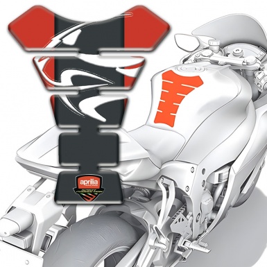 Aprilia Tank Protector Red Background model 
