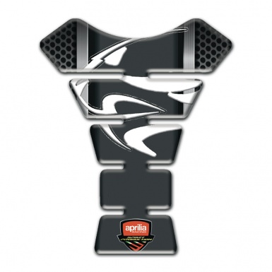 Aprilia Tank Protector Gray Vertical Lines background Edition 