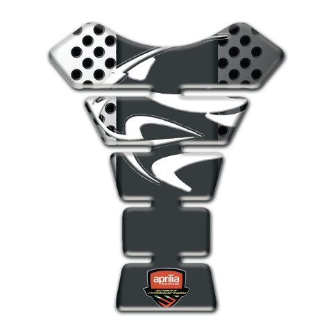 Aprilia Tank Guard Pads Perforated Background Effect 