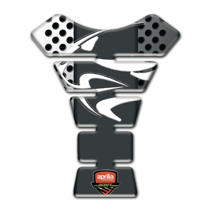 Aprilia Tank Guard Pads Perforated Background Effect 