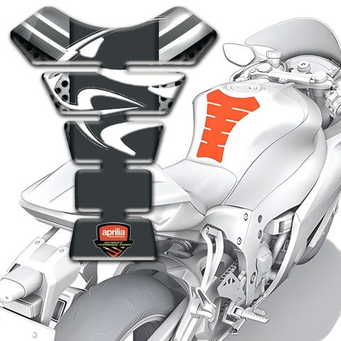 Aprilia Tank Pad Motorbike High-Quality  Version with Tiger Head Logo 
