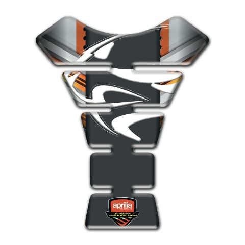 Aprilia Tank Protector Copper Gray Background Style 