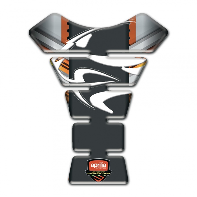 Aprilia Tank Protector Copper Gray Background Style 
