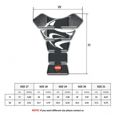 Aprilia Tank Pad Protector Scratched Stone Bckground Effect 