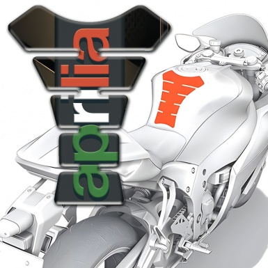 Aprilia Tank Pad Motorbike Bronze Version 