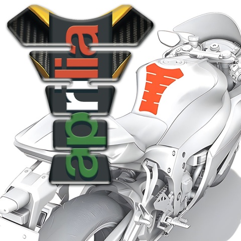Aprilia Tank Pad Protector Anti Slip Sticker Colorful Logo Version 
