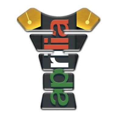 Aprilia Tank Pad Motorbike Tank Pad Motorbike with Vertical Logo 