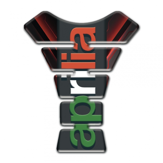 Aprilia Tank Protector Tank Protector Vertical Colorful logo 