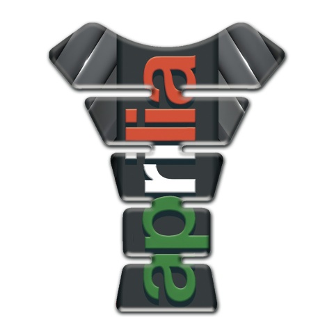 Aprilia Tank Pad Protector Gray Parts Background Colorful Logo 