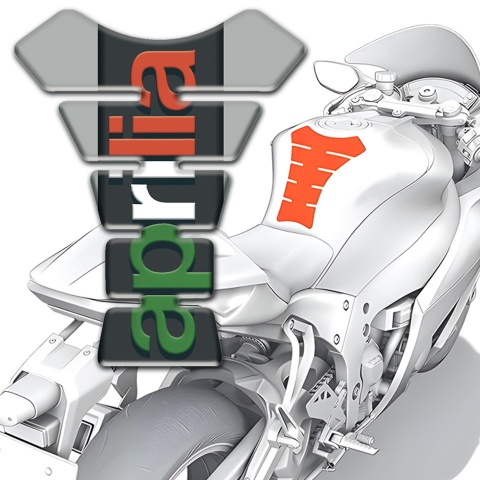 Aprilia Tank Guard Pads Gray Edition 