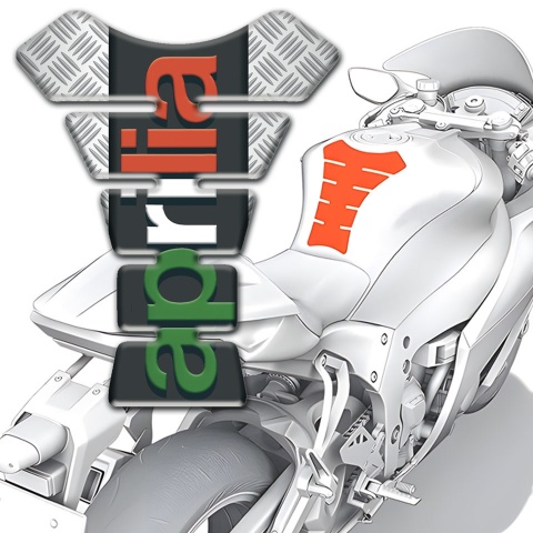 Aprilia Tank Guard Pads Crossed Patterns Edition 