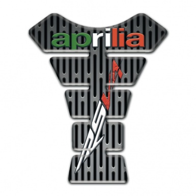 Aprilia Tank Guard Pads Gray Ornament Design RSV4 Logo 