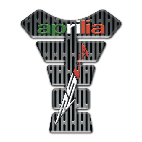 Aprilia Tank Guard Pads Gray Ornament Design RSV4 Logo 
