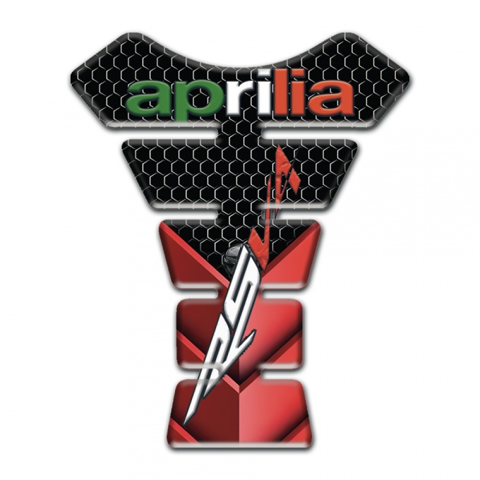Aprilia Tank Guard Pads Red Black Base RSV4 Style 