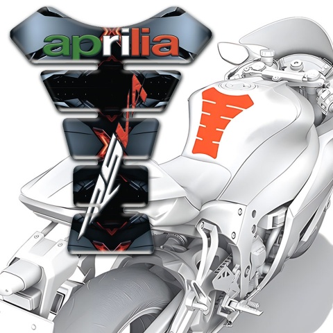 Aprilia Tank Protector Torn Effcet Design RSV4 Style 