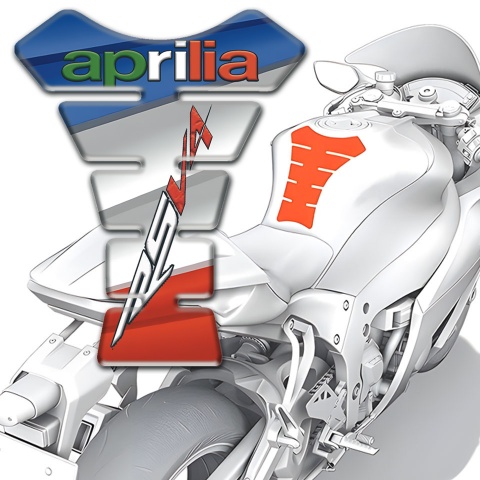 Aprilia Tank Guard Pads Colorful Design RSV4 Model 