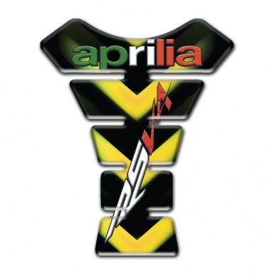 Aprilia Tank Protector Black with Yellow Details RSV4 Style 