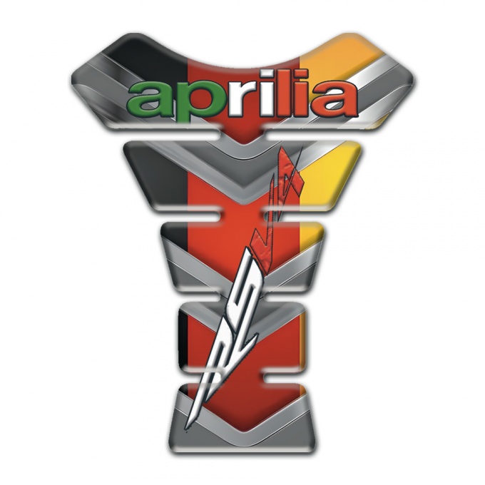Aprilia Tank Guard Pads Multicolored Model RSV4 Logo 