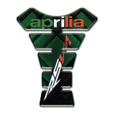Aprilia Tank Fuse Dark Green Details RSV4 Style 