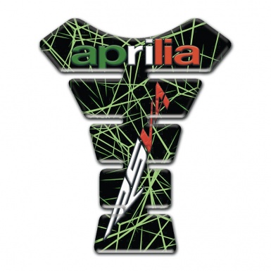 Aprilia Tank Fuse Green Spider web Base RSV4 Model 