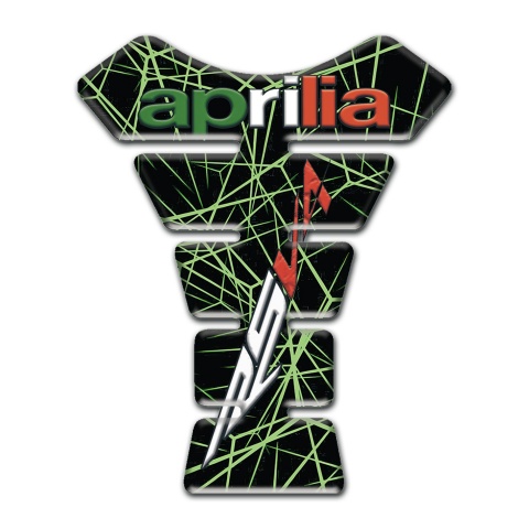 Aprilia Tank Fuse Green Spider web Base RSV4 Model 