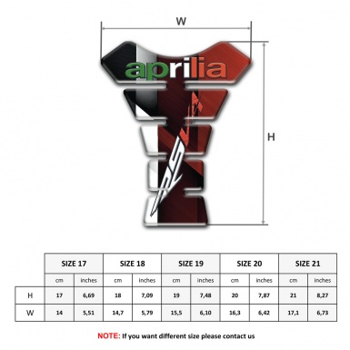Aprilia Tank Fuse RSV4 Model Racing Edition 