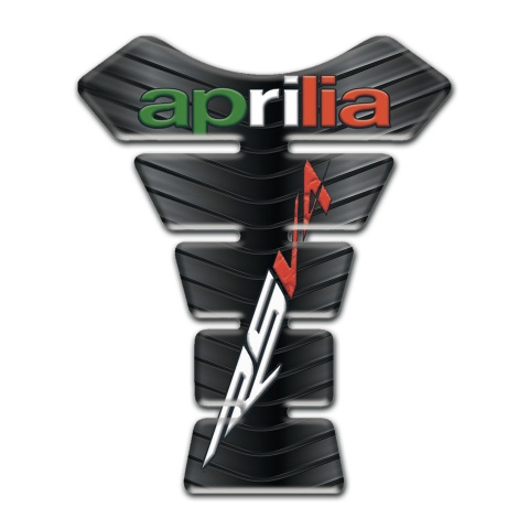 Aprilia Tank Guard Pads RSV4 Design with Rubber Effect 