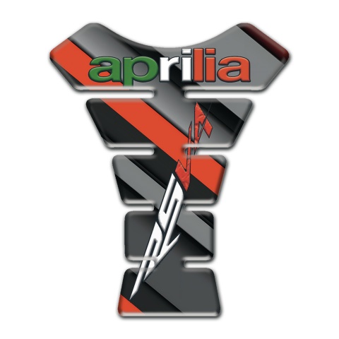 Aprilia Tank Pad Motorbike RsV4 Style Diagonal Decoration Design 