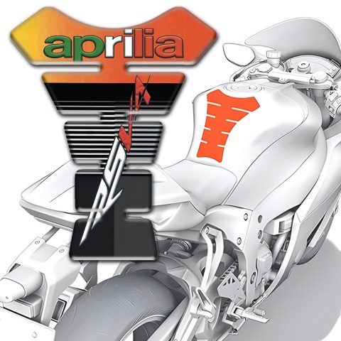 Aprilia Tank Pad Motorbike RSV4 Model 
