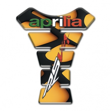 Aprilia Tank Pad Motorbike Orange Motive RSV4 Edition 