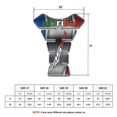 Aprilia Tank Guard Pads High-Quality RSV4 Version 