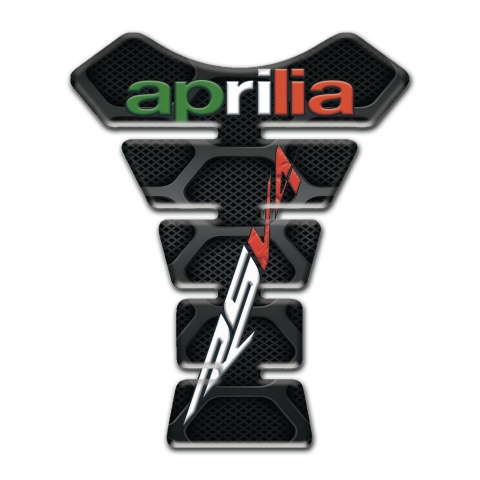 Aprilia Tank Pad Motorbike Black with Gray Lines Decoration RSV4 Edition 