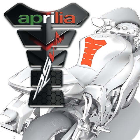 Aprilia Tank Fuse Premium Quality Version RSV4 Logo 