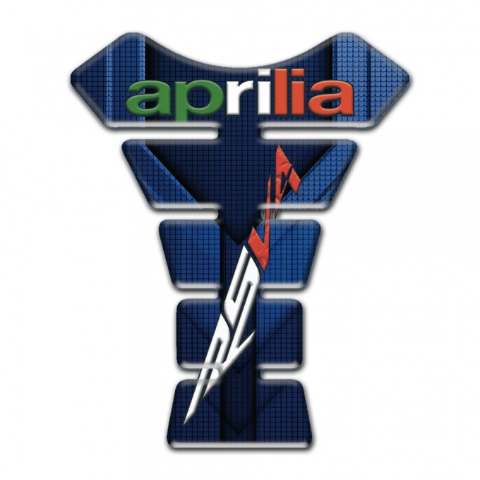 Aprilia Tank Pad Protector Blue Parts Design RSV4 Model 
