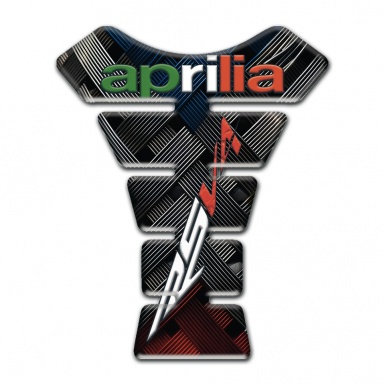 Aprilia Tank Pad Motorbike Crossed Belts Design RSV4 Model 