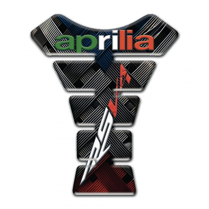 Aprilia Tank Pad Motorbike Crossed Belts Design RSV4 Model 