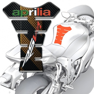 Aprilia Tank Protector RSV4 Model Black Brown Decoration 