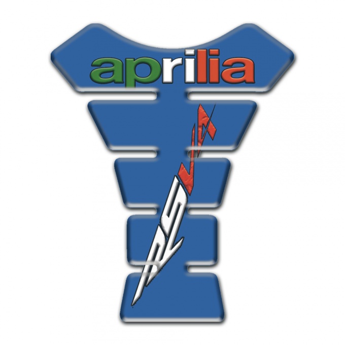 Aprilia Tank Fuse Blue Base RSV4 Logo 