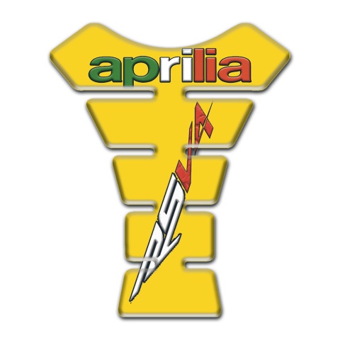 Aprilia Tank Protector Yellow Model RSV4 Logo 