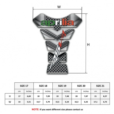 Aprilia Tank Protector High-Quality  Model with RSV4 Logo 