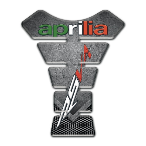 Aprilia Tank Pad Protector Scratched Stone Design RSV4 Logo 