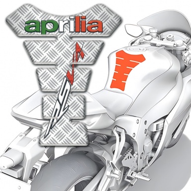 Aprilia Tank Pad Protector Crosssed Patterns Base RSV4 Logo 