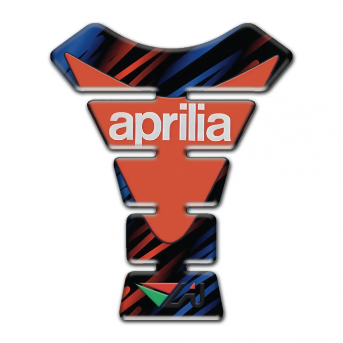 Aprilia Tank Protector Red Blue Patterns Modern Logo 