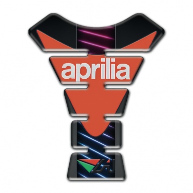 Aprilia Tank Fuse Neon Lines Design Modern Logo 