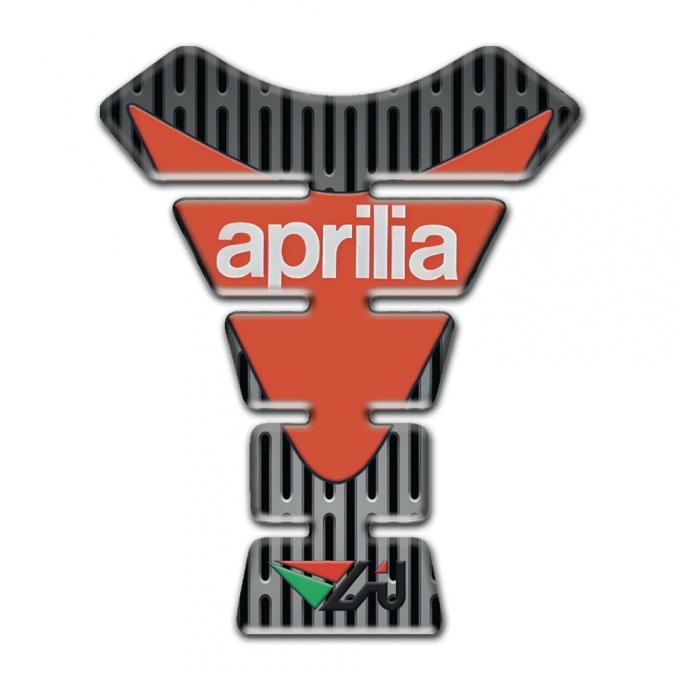 Aprilia Tank Pad Motorbike Gray Ornament Base Modern Logo 