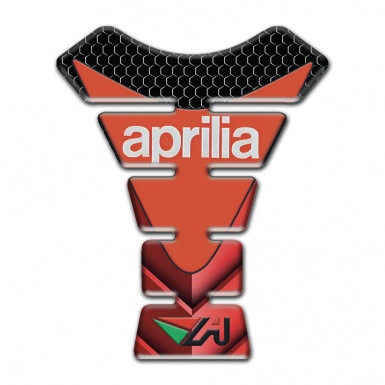 Aprilia Tank Protector Red Black Base Modern Logo Print